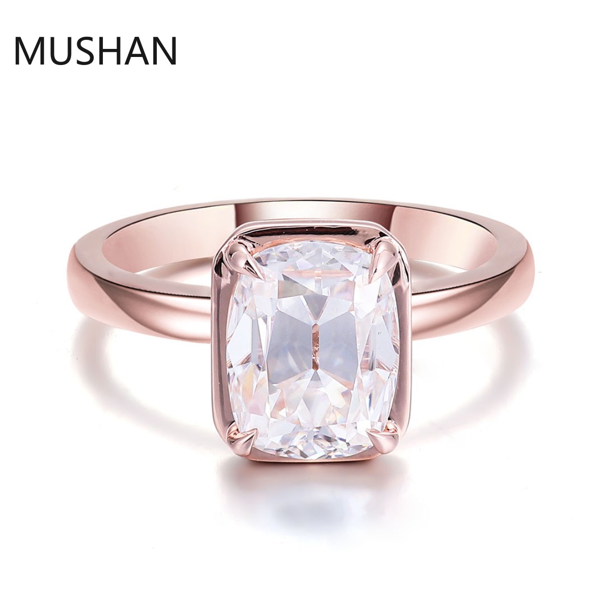 Moissanite Ring - Anéis de Ouro 14K 18K Personalizados
