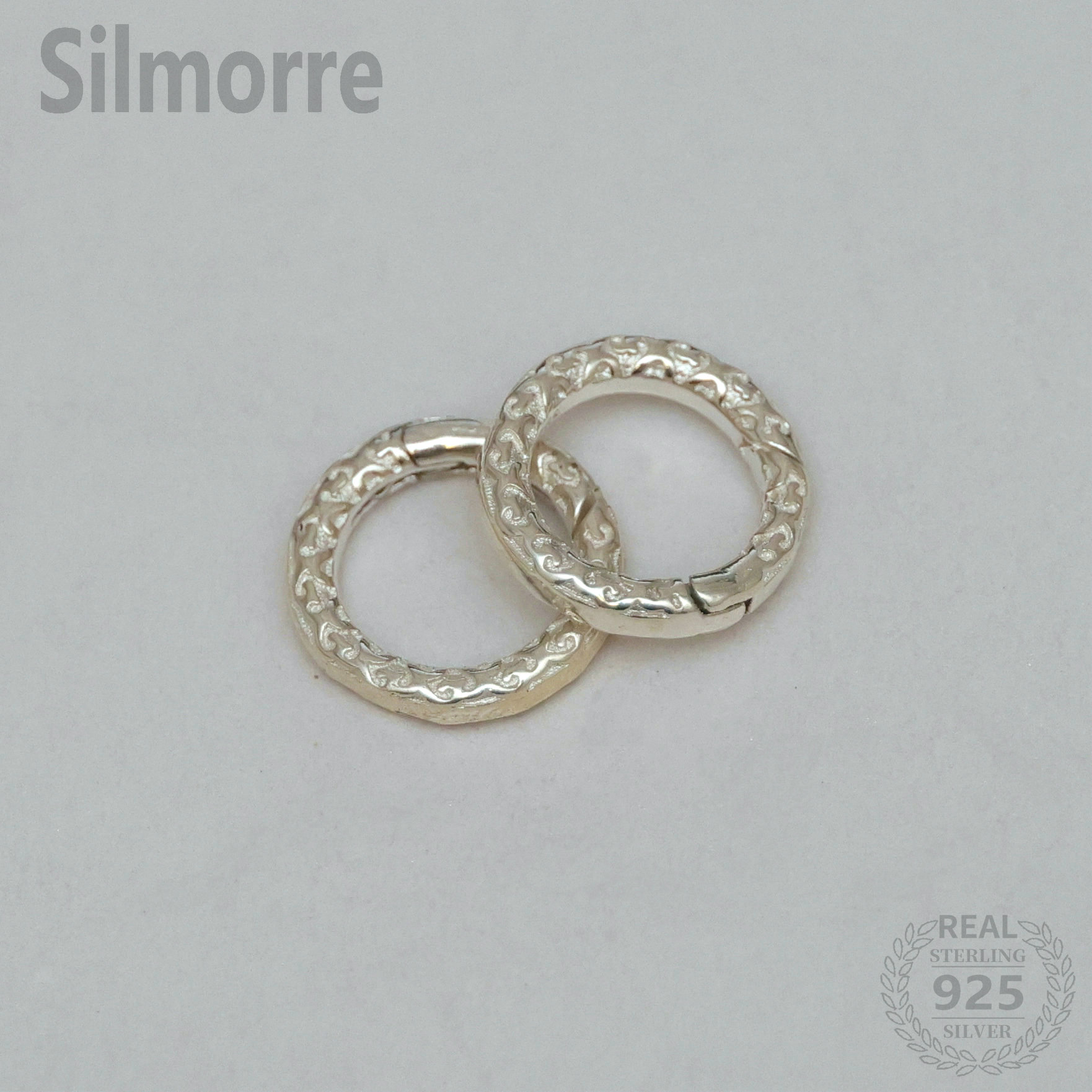 Fine Jewelry & Watches Photos - 1PC Conector Redondo de Prata Esterlina