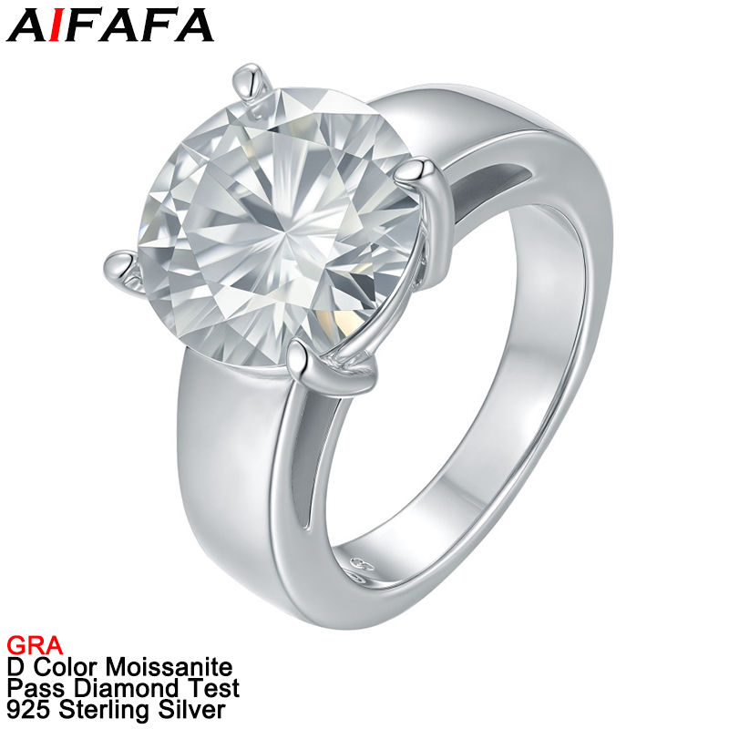 Moissanite Ring - 2 quilates d cor moissanite diamante