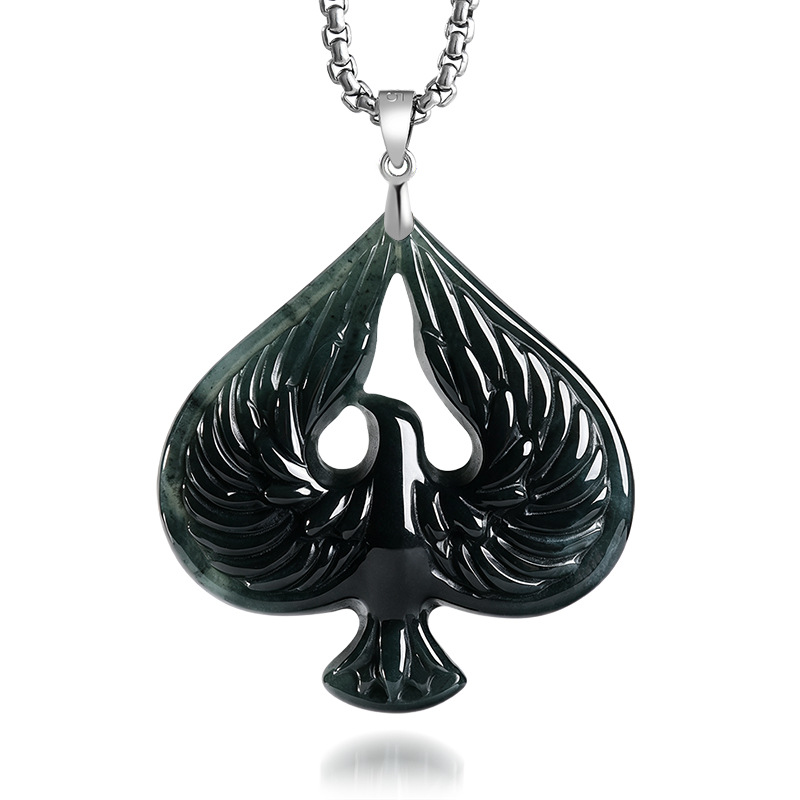 Jewelry & Watches Bench - Colar com Pingente de Jade Natural