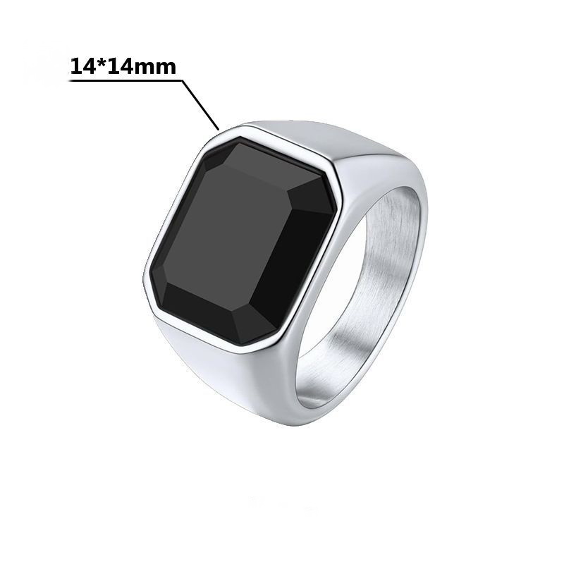 Anel masculino preto carnelian - Mens Signet Ring avaliação e preço