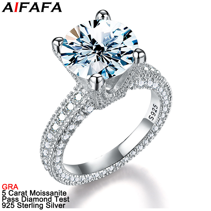 Anéis de diamante moissanite r - Moissanite Ring avaliação e preço