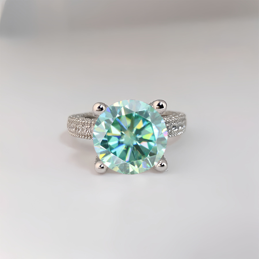 Anéis de diamante moissanite r - Moissanite Ring avaliação e preço