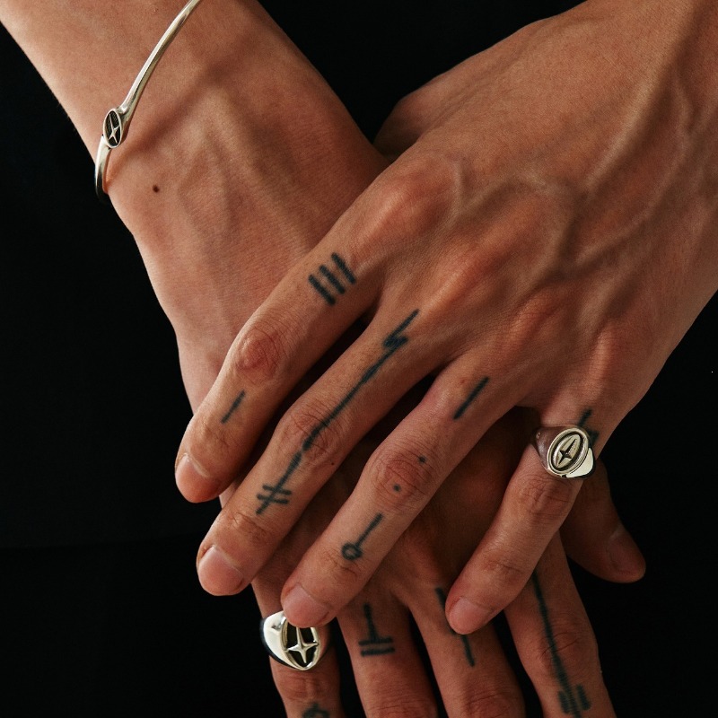 Anel Aberto Minimalista com Es - Mens Signet Ring avaliação e preço
