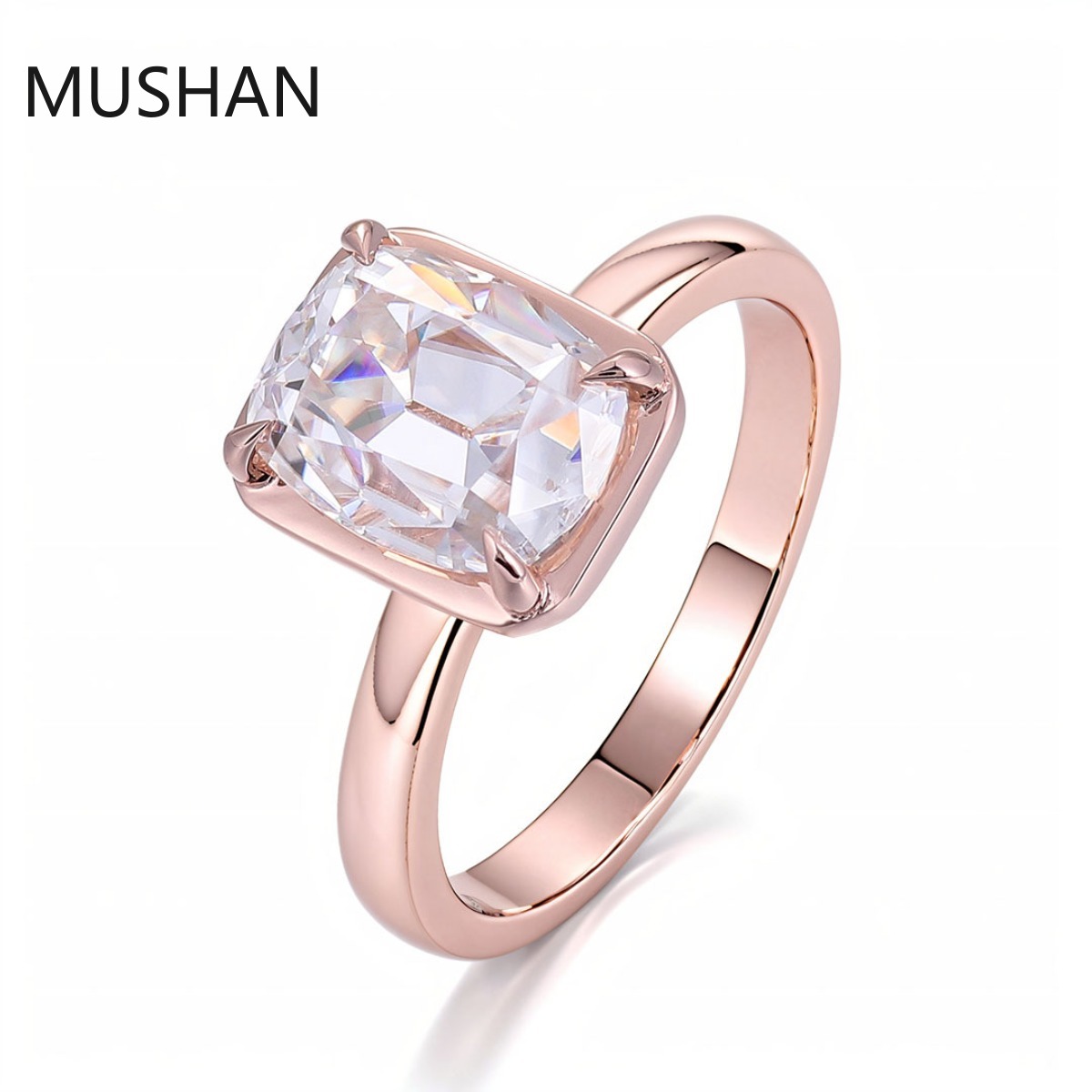 Anéis de Ouro 14K 18K Personal - Moissanite Ring avaliação e preço