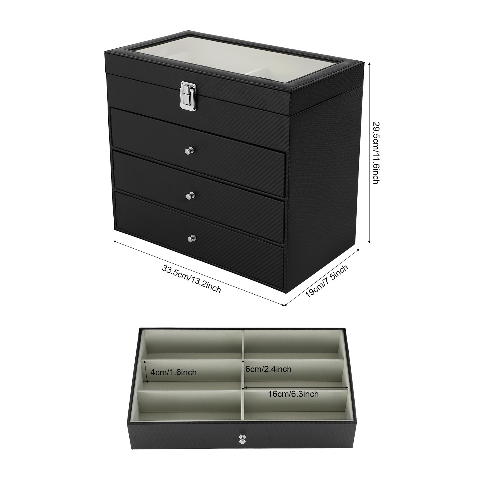 Caixa Expositora para Óculos,  - Jewelry Watches Box avaliação e preço