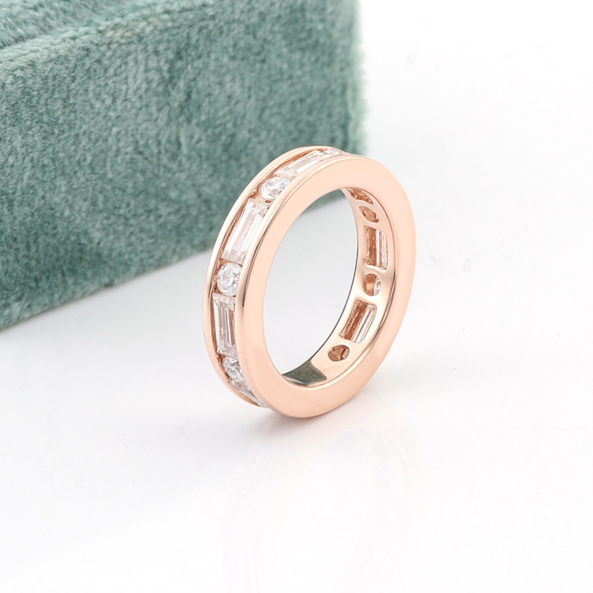 Anéis de Ouro 14K 18K Personal - Moissanite Ring avaliação e preço