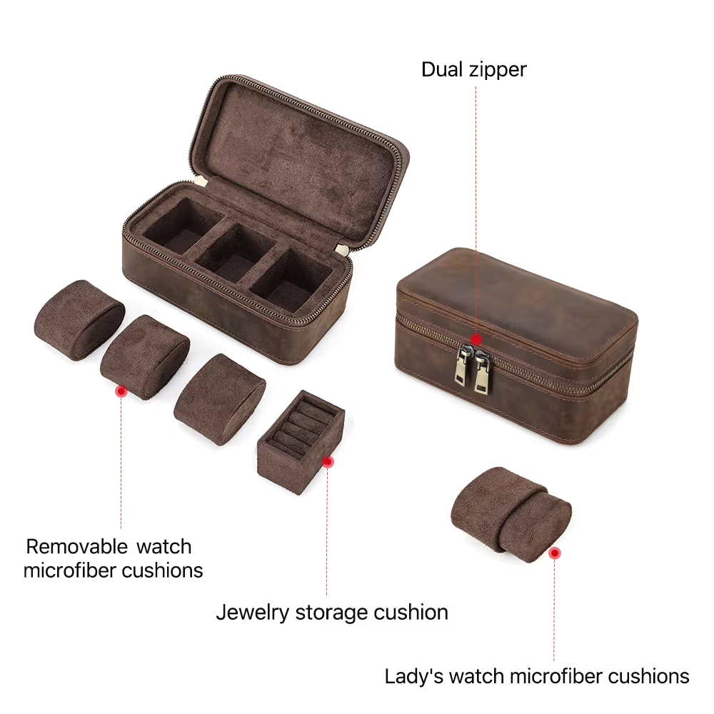 Caixa Organizadora de Relógios - Jewelry Watches Box avaliação e preço
