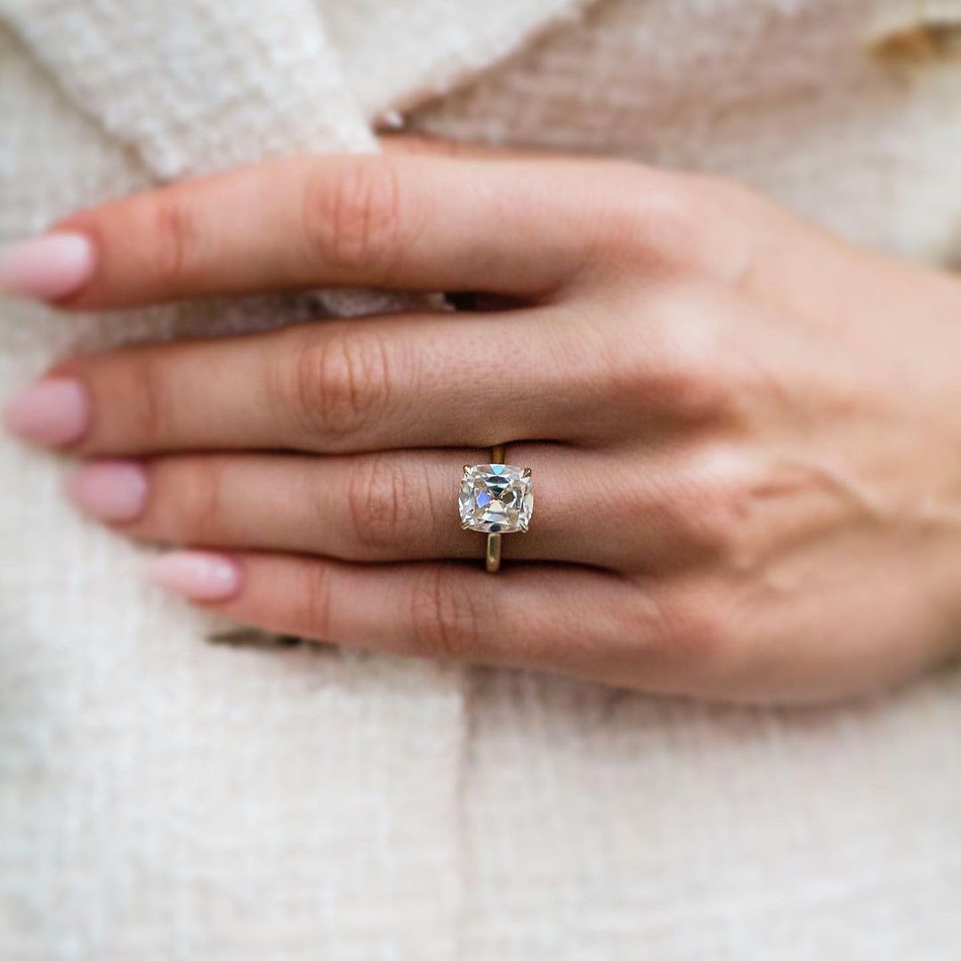 Anel Solitário de Moissanite c - Moissanite Ring avaliação e preço