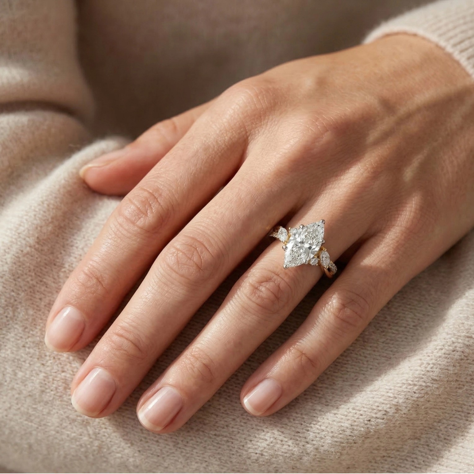 Anel de Prata Esterlina 925 MU - Moissanite Ring avaliação e preço