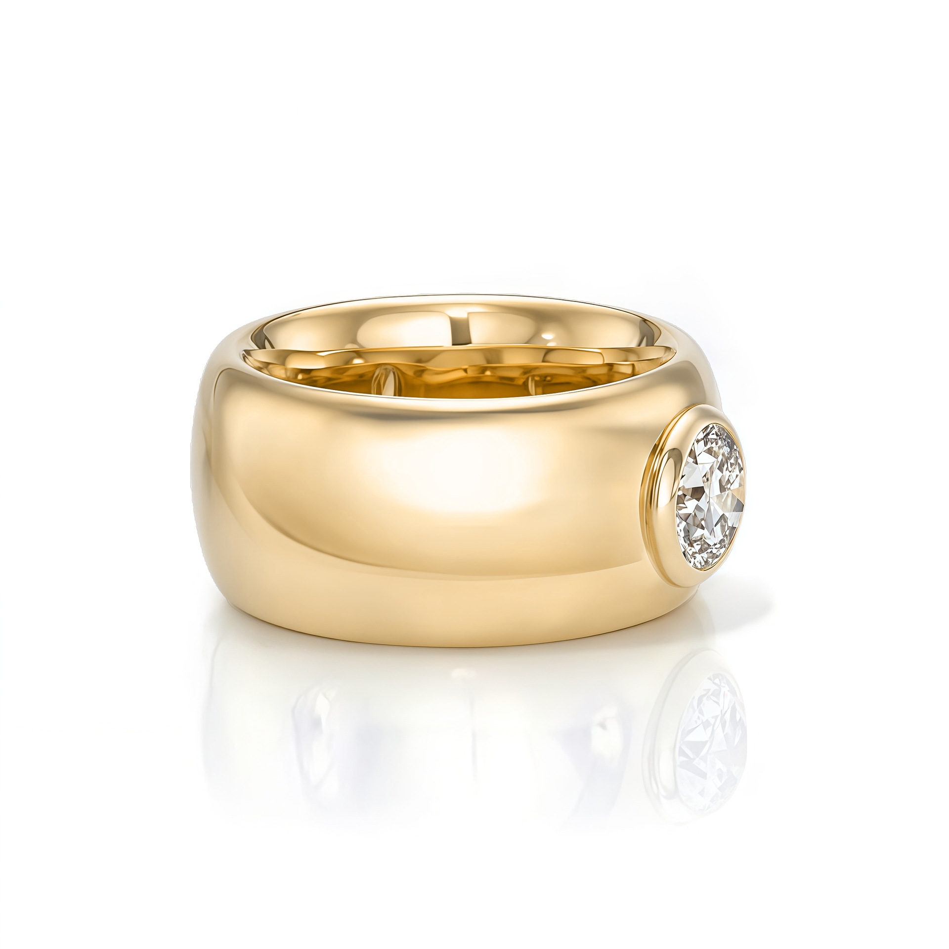 Anel de Prata Esterlina 925 Pe - Moissanite Ring avaliação e preço