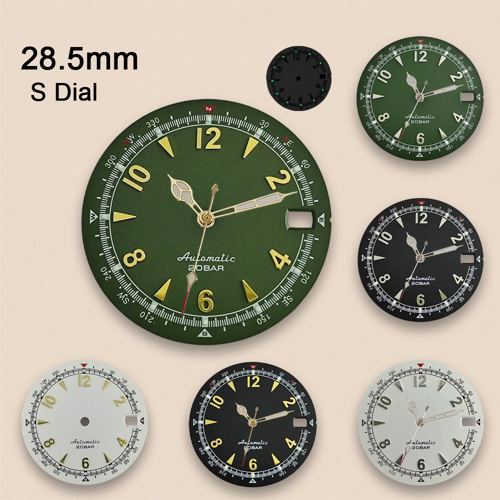 Nh35 dial s logotipo 28.5mm re - Seiko Watch 5 Sports avaliação e preço
