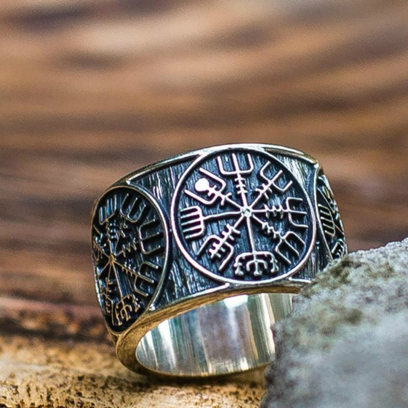 Vintage viking rune signet sca - Mens Signet Ring avaliação e preço