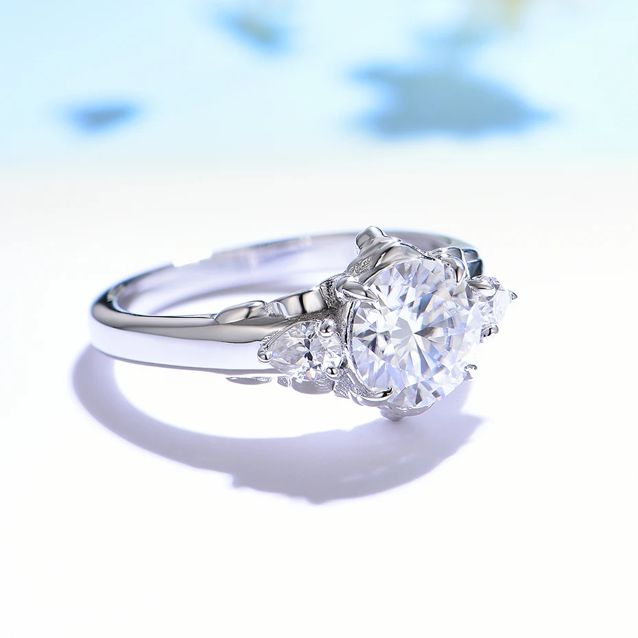 Anel Solitário Redondo de Mois - Moissanite Ring avaliação e preço