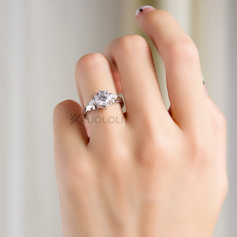 Anel Solitário Redondo de Mois - Moissanite Ring avaliação e preço