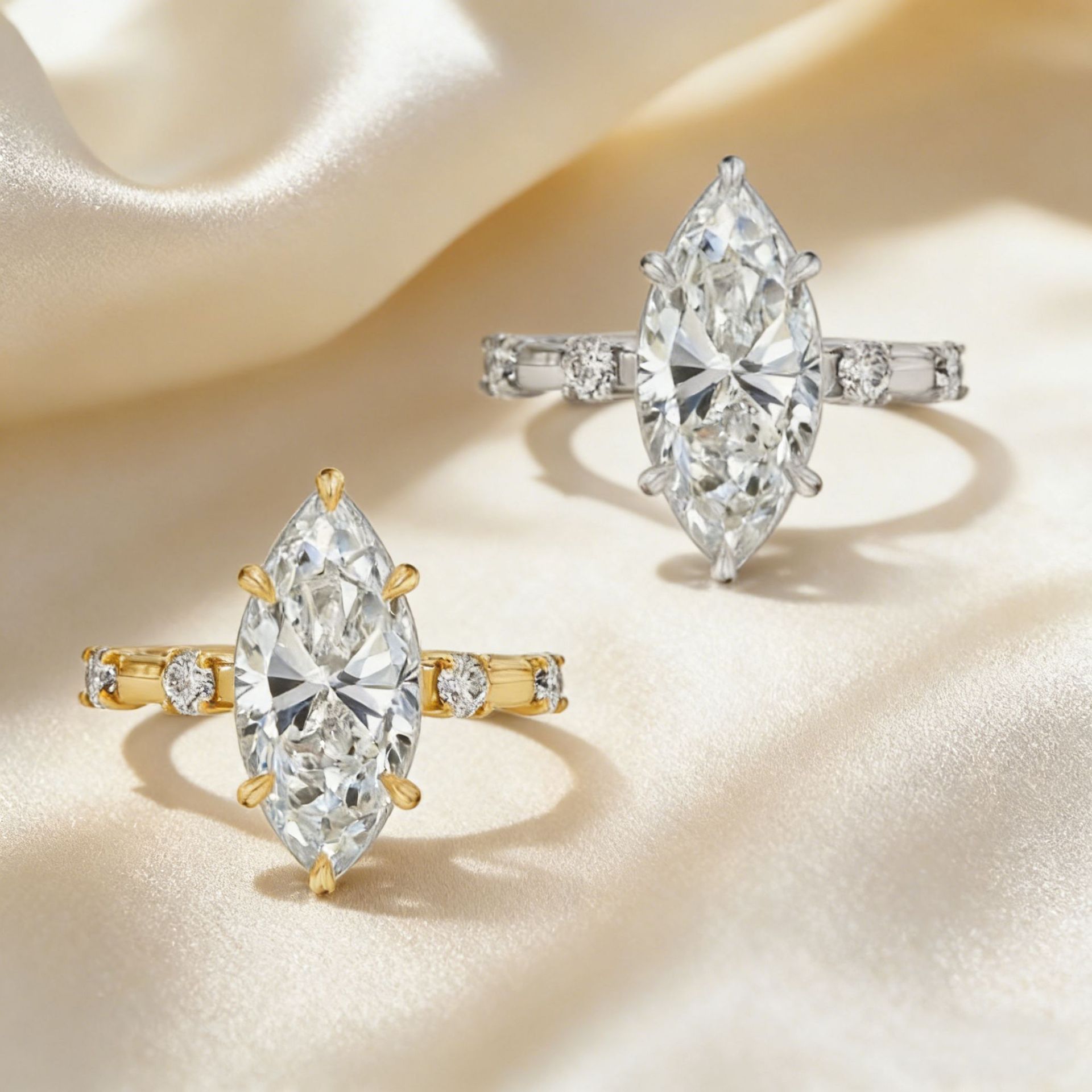 Anel de Prata Esterlina 925 MU - Moissanite Ring avaliação e preço