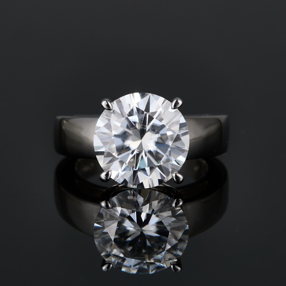 2 quilates d cor moissanite di - Moissanite Ring avaliação e preço