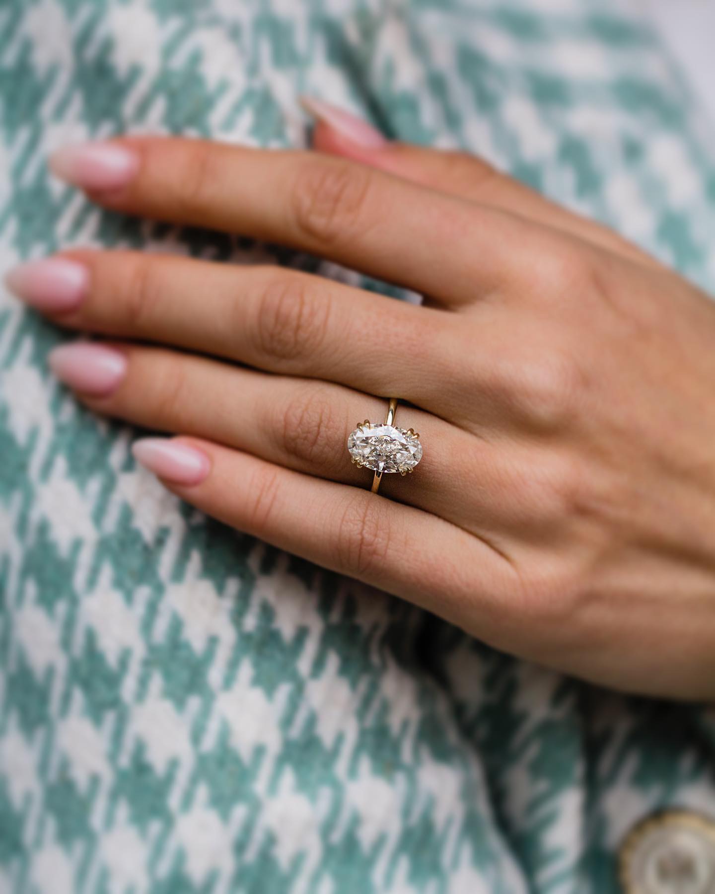 Anel de Moissanite Criado em L - Moissanite Ring avaliação e preço